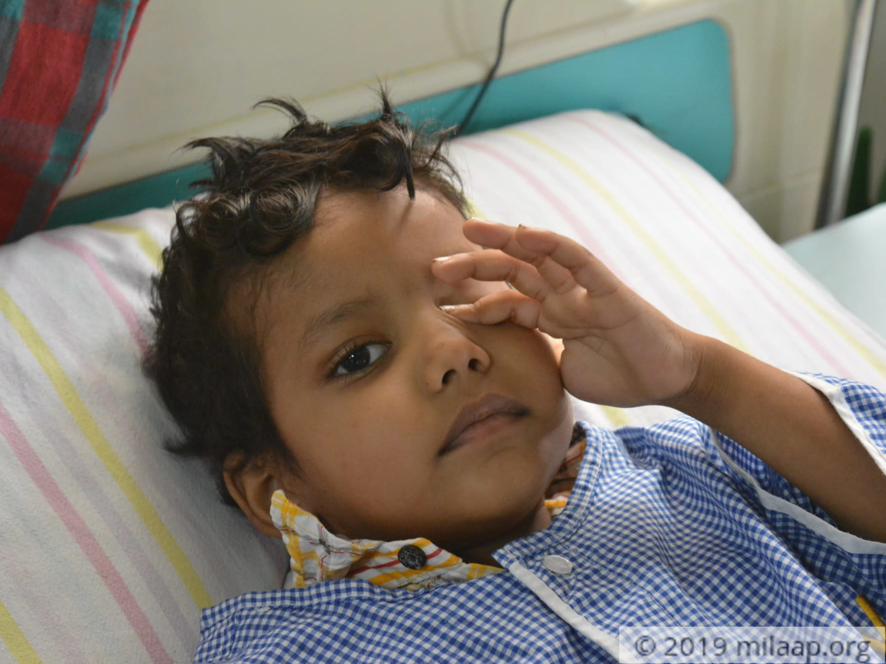 A Severe Pain In His Stomach Doesn't Let This 5YearOld Rest For Hours